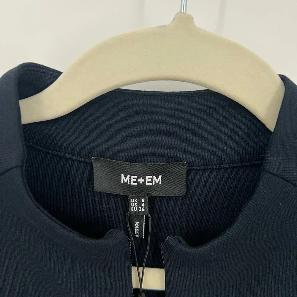 ME+EM travel tailoring balloon sleeve ponte swing top - Picture 9 of 12